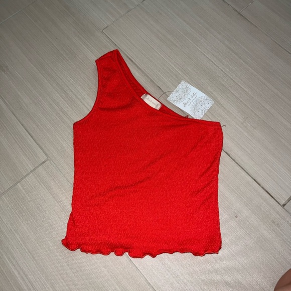 Altard state ribbed one shoulder top - Picture 1 of 4